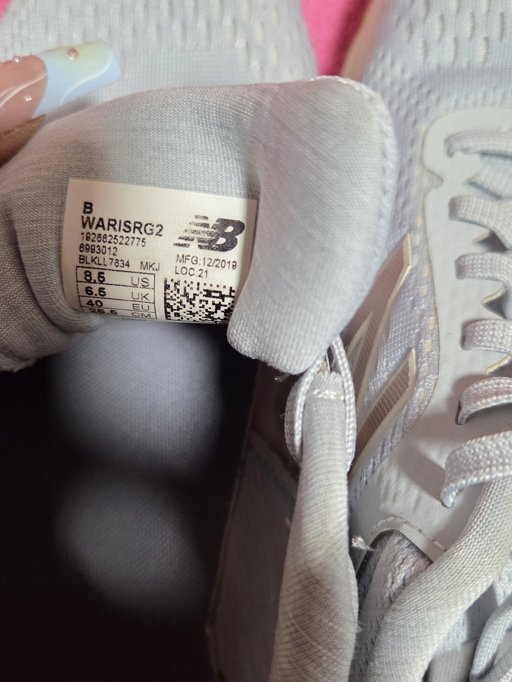 New Balance Women's White/Silver Running Sneakers